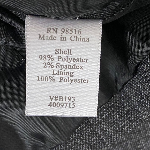 Coldwater Creek Dark Gray Blazer Size 8 - Picture 7 of 11